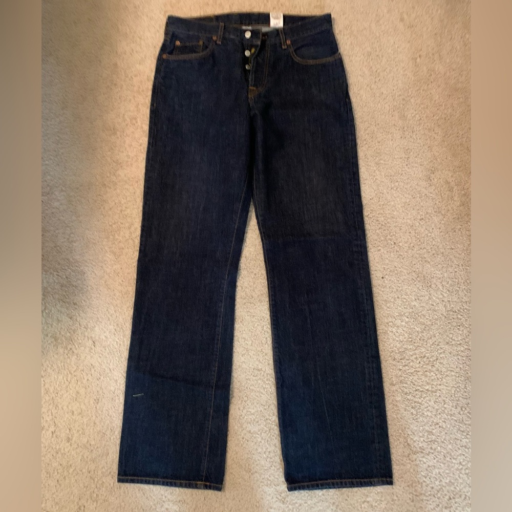 Lucky Brand Button Fly Dungarees Women’s Size 33